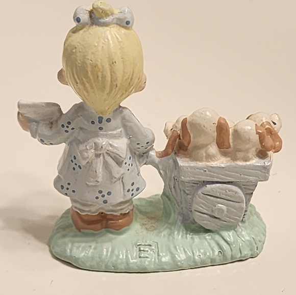 Precious Moments God Loveth A Cheerful Giver Free Puppies Heavy Mini Figurine - Picture 3 of 5